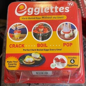 Egglettes Hard-Boiled Egg Cooker - New!